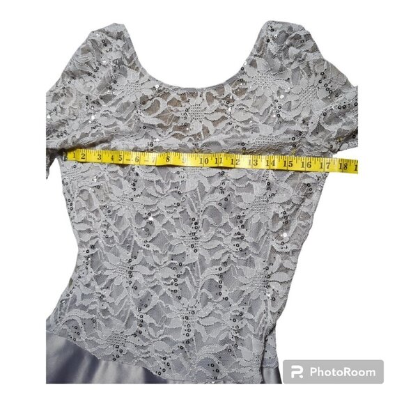 JS Collection Women's Dress Color Gray Size 10 - Picture 4 of 7